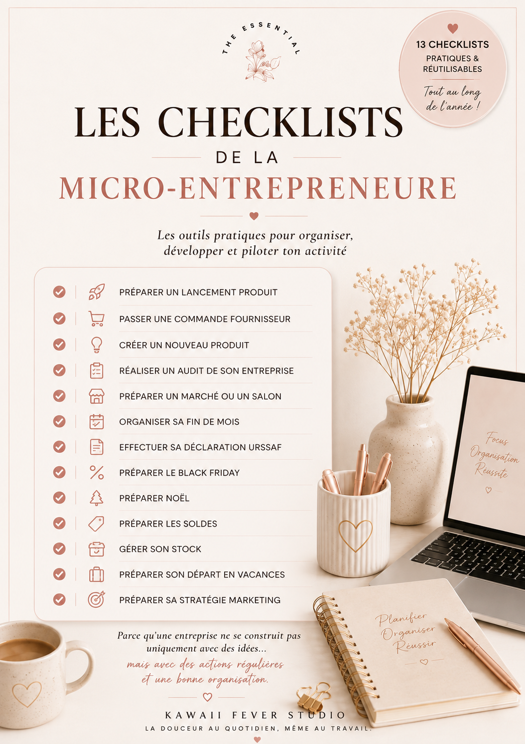 Les Checklists de la Micro-entrepreneure