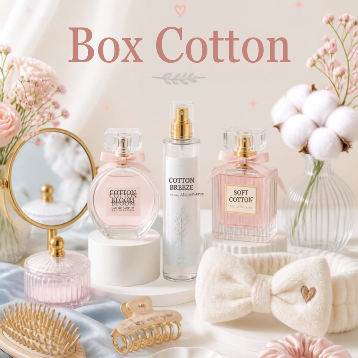 Box Cotton 🎀🤍✨