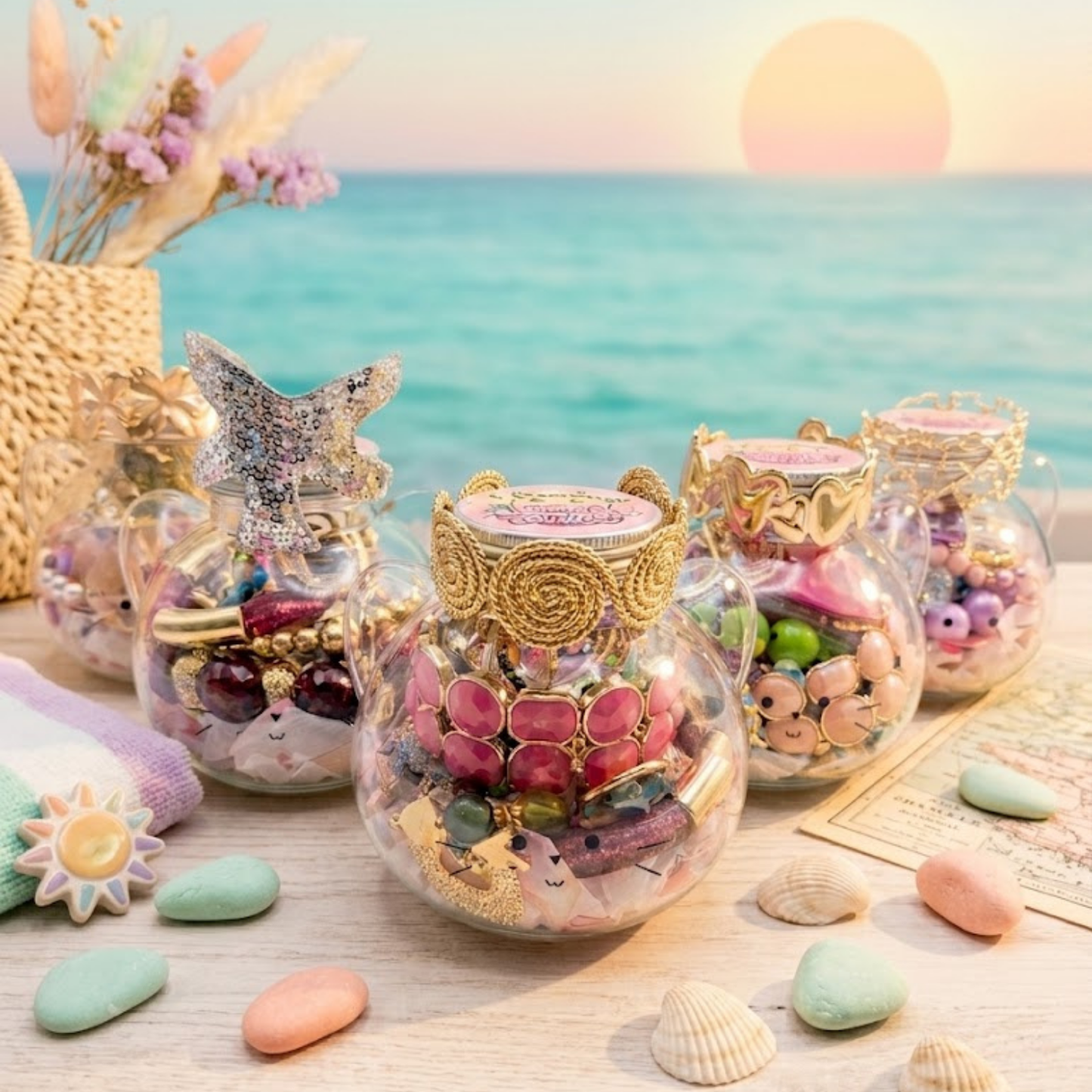 ✨🌈SUMMER KAWAII JAR - Collection Bijoux Ensoleillés 🌸💖