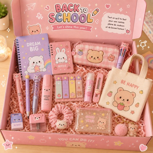 Box BTS Back To School Kawaii